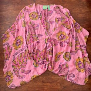 Jules Reid Palm Beach tiger print sarong